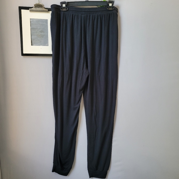 Eberjey Henry Modal Tencel Pajama Lounge Bottoms Pants Black L - Picture 3 of 12